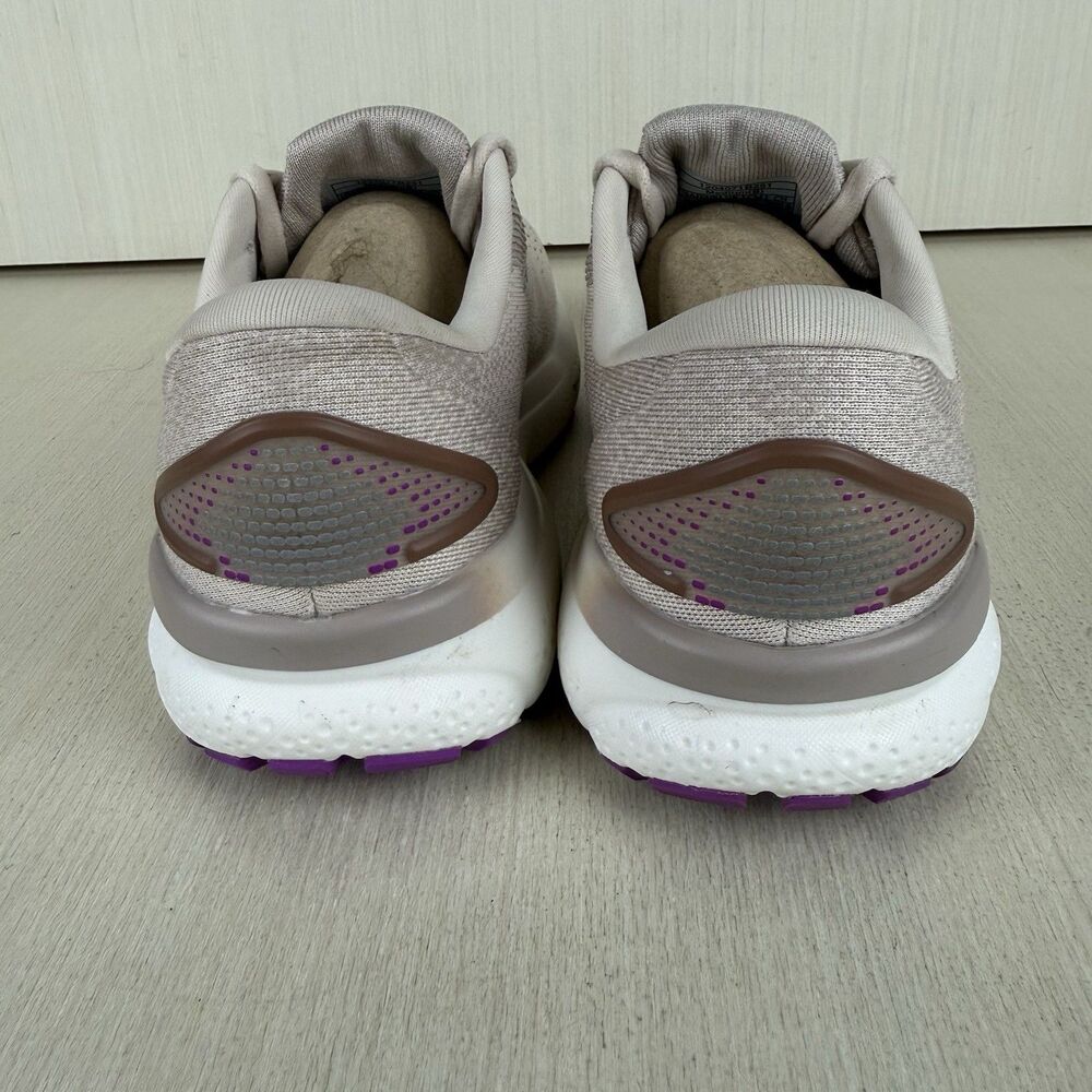 Brooks Ghost 16 Running Shoes Womens Size 7 Almond Peach Purple Athletic Gym Run - Picture 4 of 11